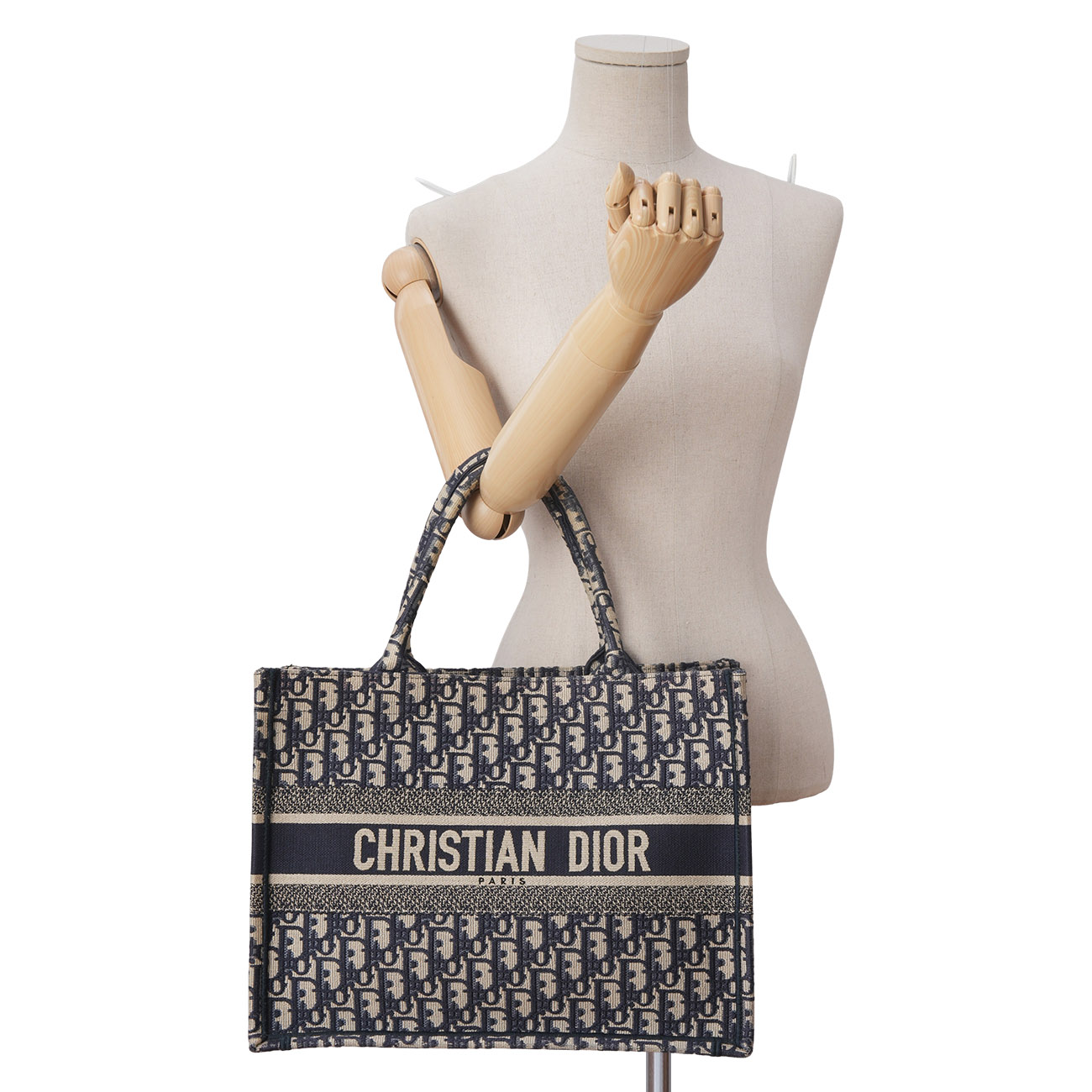 CHRISTIAN DIOR(USED)디올 오블리크 북토트 라지